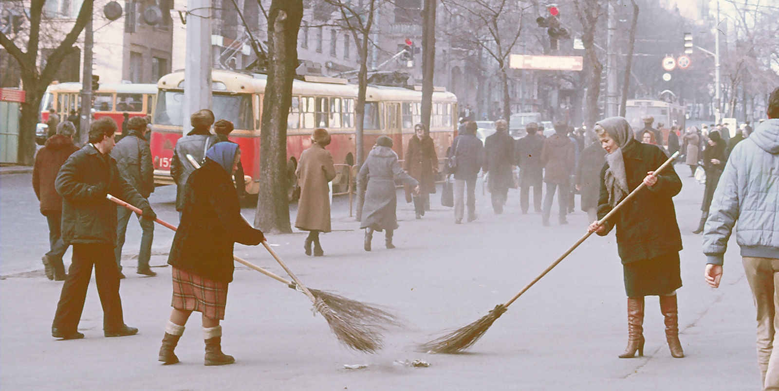 Street Sweepers Kiev 1986